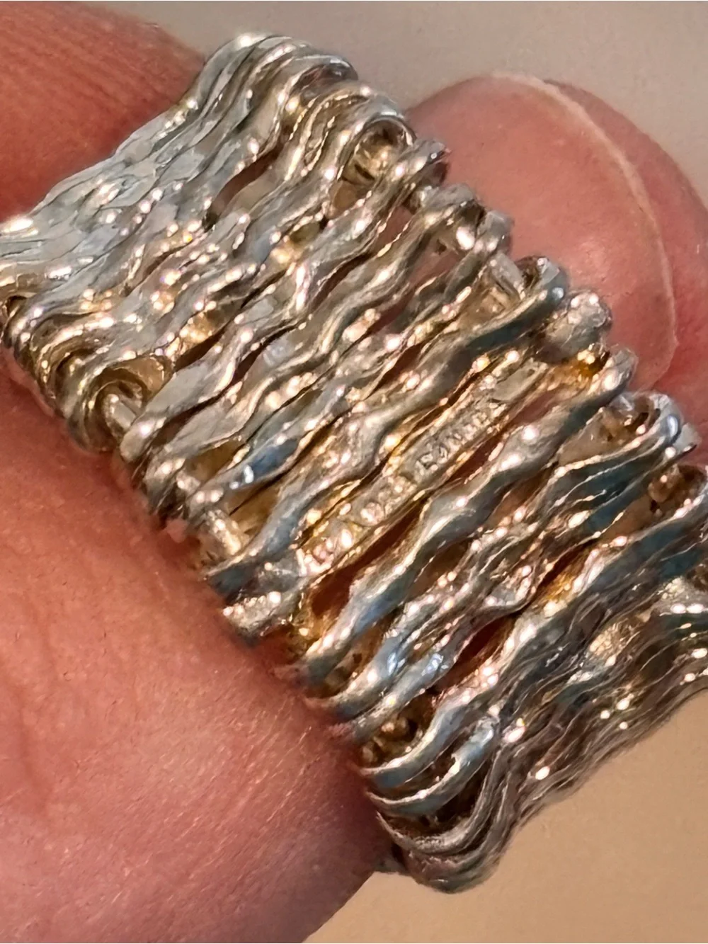 Designer 925 Sterling Silver Ring - Size 6